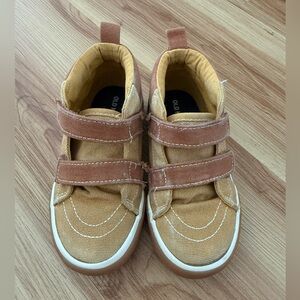 Old Navy Tan and Brown Kids Sneakers